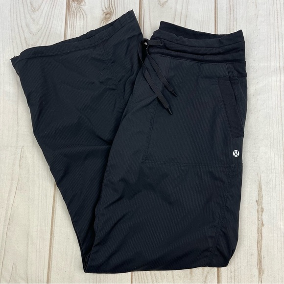 Lululemon Dance Studio Pants *Lined Black Sz 10 - Picture 15 of 16